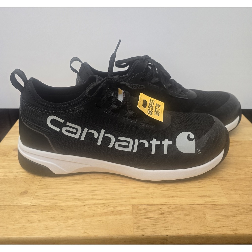 Men's Carhartt Force Nano Composite Toe Black Work Shoes FA3403-M Size 11.5M - Picture 1 of 10